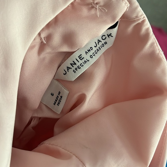 Janie and Jack Special Occasion Dress - soft pink - Picture 4 of 6